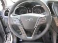 2017 Hyundai Santa Fe Sport Black Interior Steering Wheel Photo