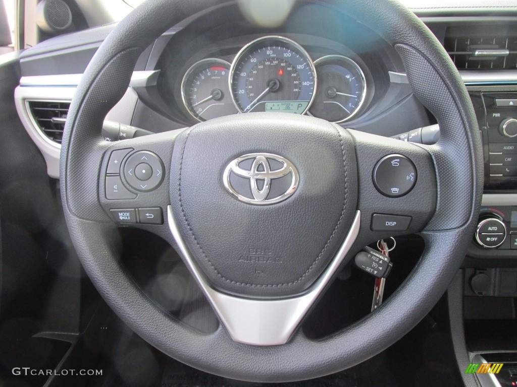 2016 Corolla LE - Classic Silver Metallic / Ash photo #28