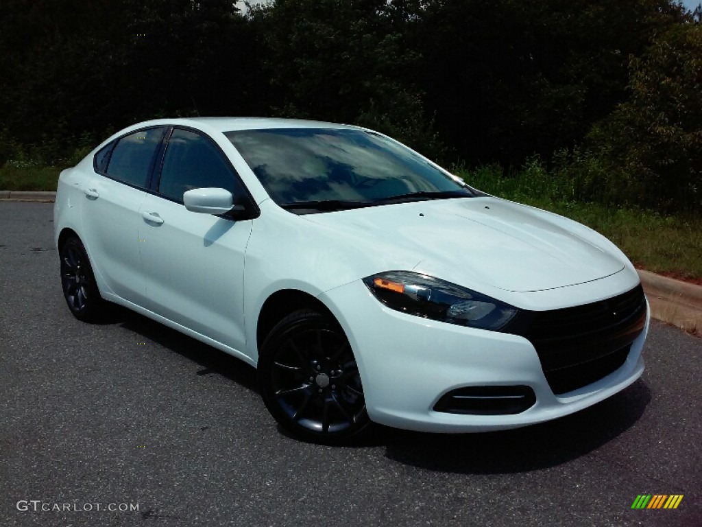 2016 Dart SE - Bright White / Black photo #4