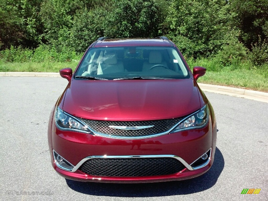 2017 Pacifica Touring L - Velvet Red Pearl / Black/Alloy photo #3
