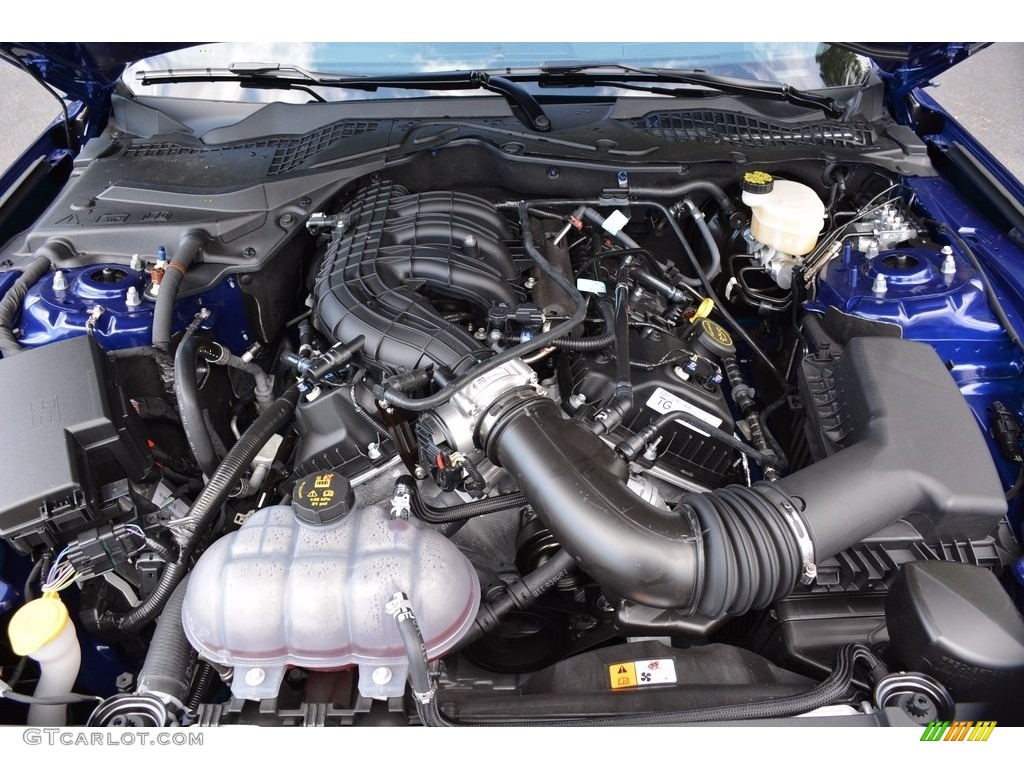 2016 Mustang V6 Coupe - Deep Impact Blue Metallic / Ebony photo #12