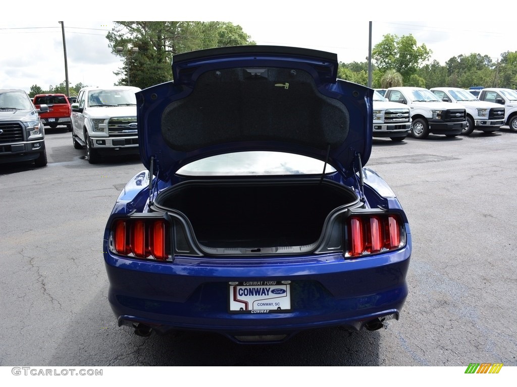 2016 Mustang V6 Coupe - Deep Impact Blue Metallic / Ebony photo #15
