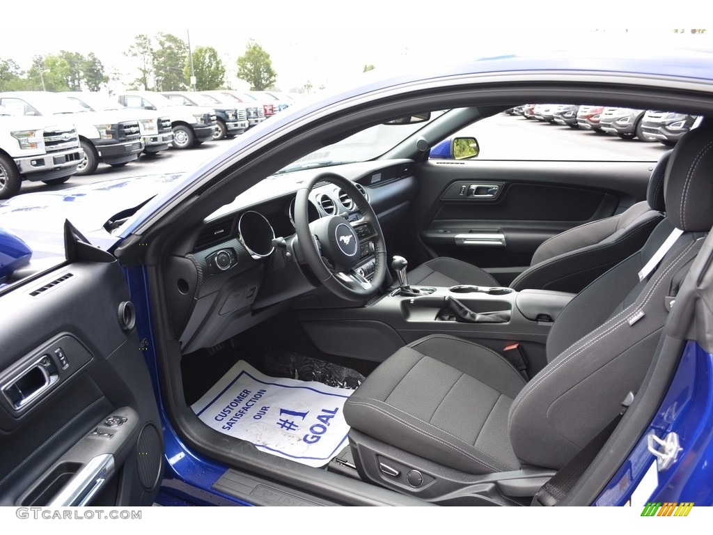 2016 Mustang V6 Coupe - Deep Impact Blue Metallic / Ebony photo #17