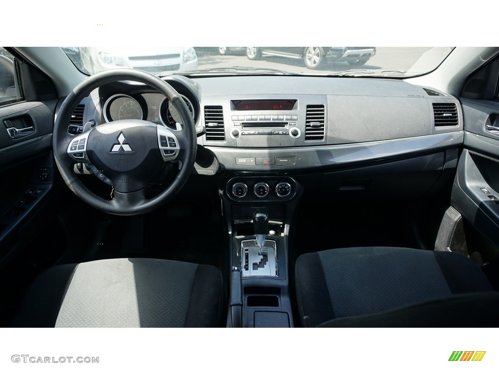 2011 Lancer GTS - Wicked White Metallic / Black photo #13