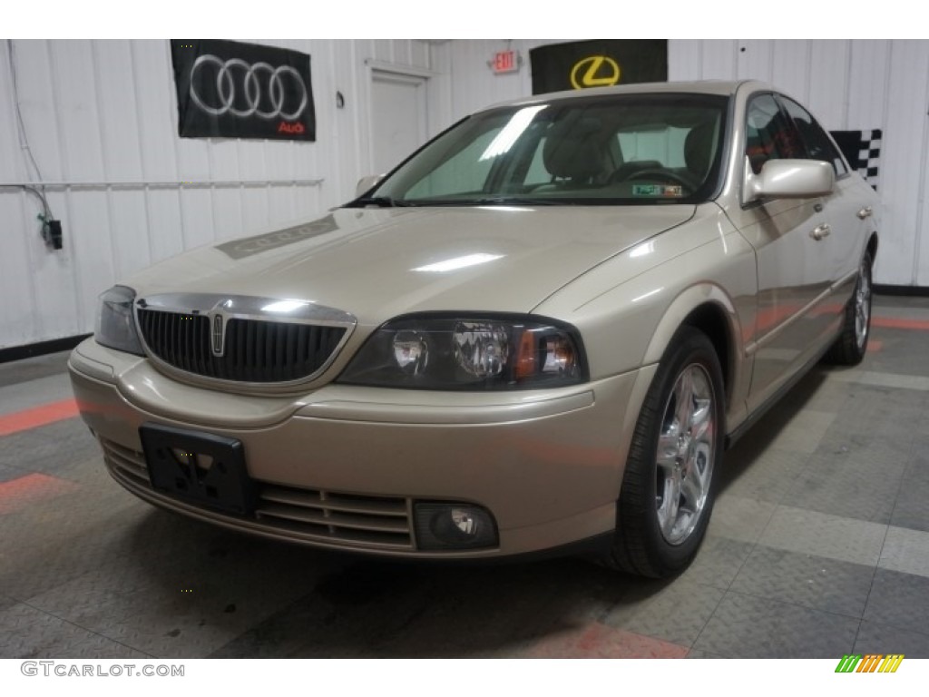 2004 LS V8 - Cashmere Tri-Coat / Dark Stone/Medium Light Stone photo #3