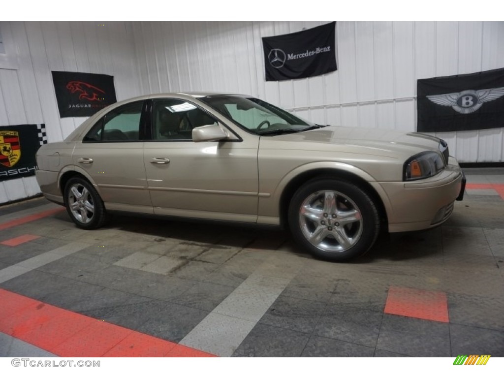 2004 LS V8 - Cashmere Tri-Coat / Dark Stone/Medium Light Stone photo #6