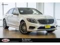 2016 designo Diamond White Metallic Mercedes-Benz S 550e Plug-In Hybrid Sedan  photo #1