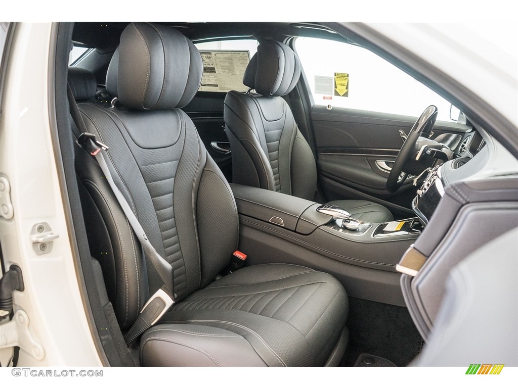 Black Interior 2016 Mercedes-Benz S 550e Plug-In Hybrid Sedan Photo #113551432