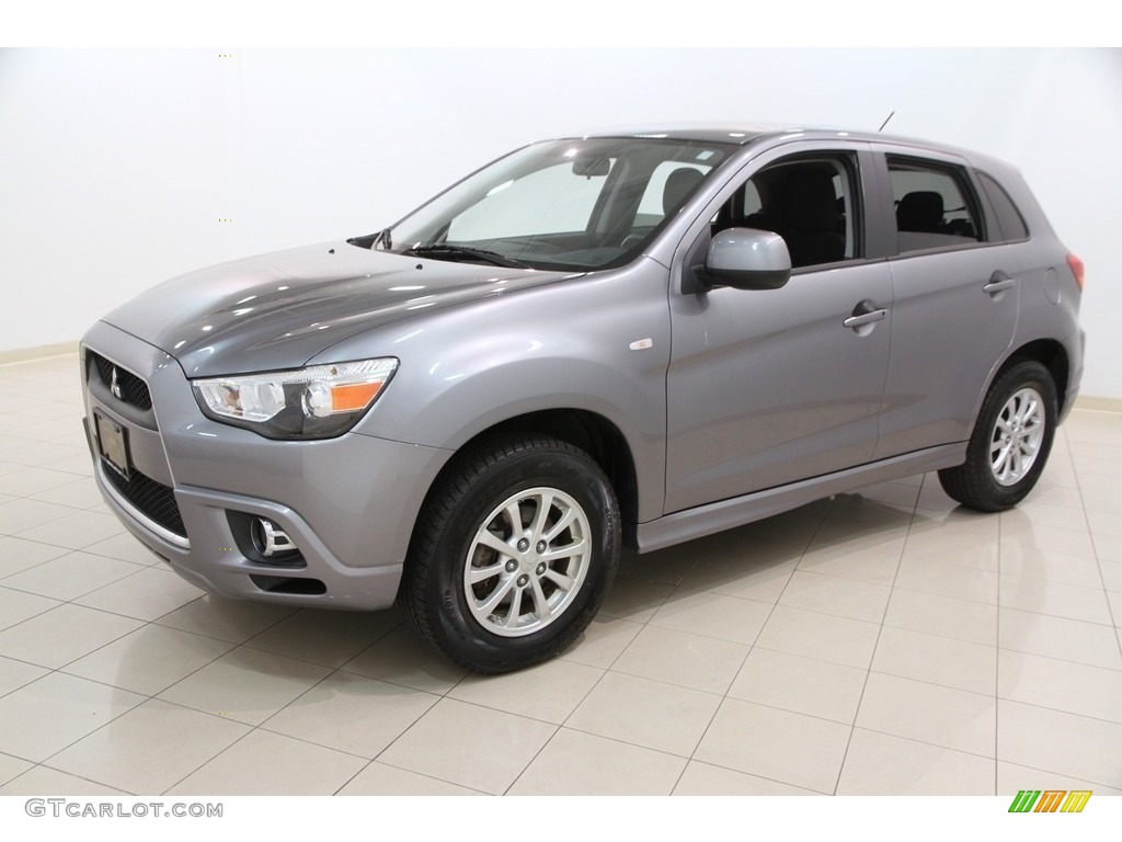 2012 Outlander Sport ES - Mercury Gray Pearl / Black photo #3
