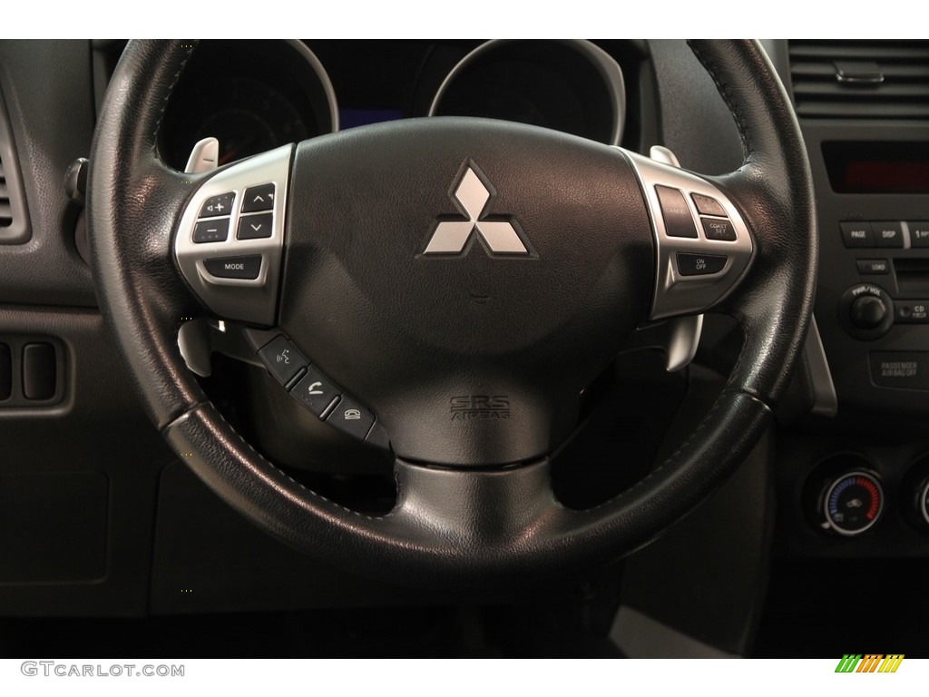 2012 Outlander Sport ES - Mercury Gray Pearl / Black photo #6