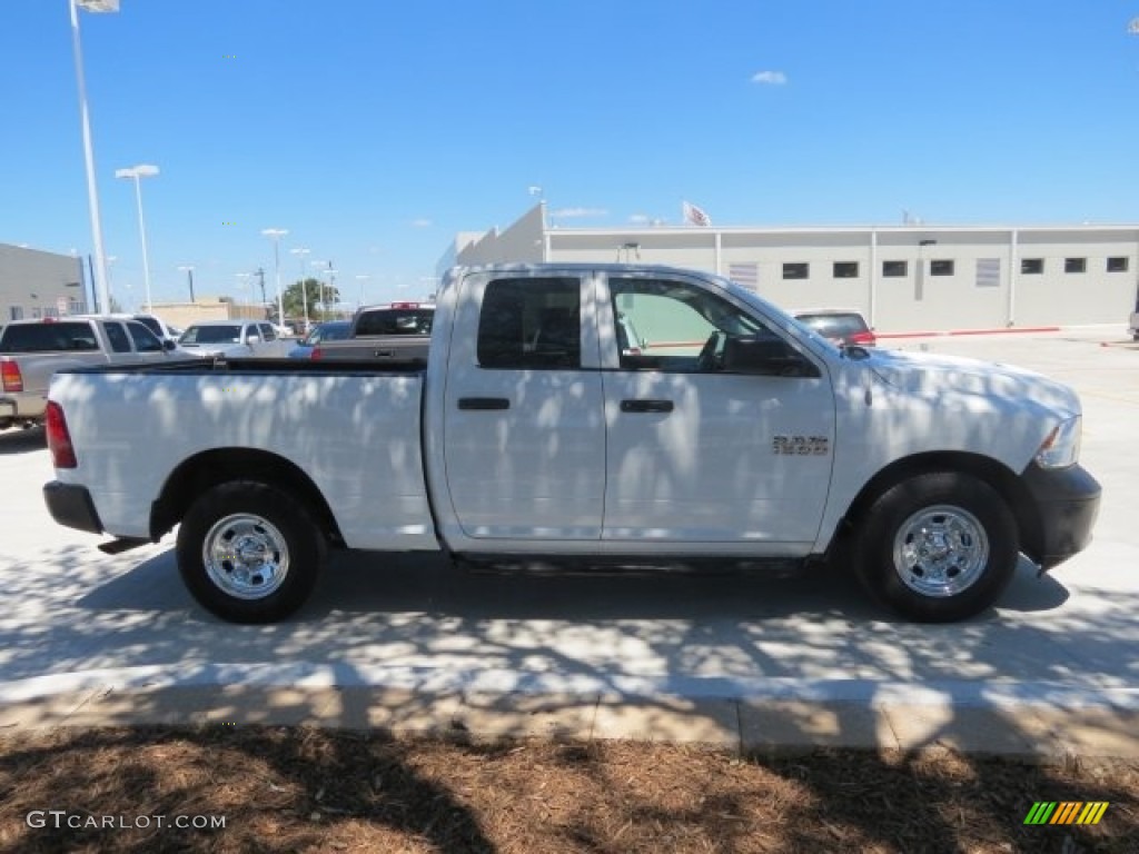 2013 1500 Tradesman Quad Cab - Bright White / Black/Diesel Gray photo #4