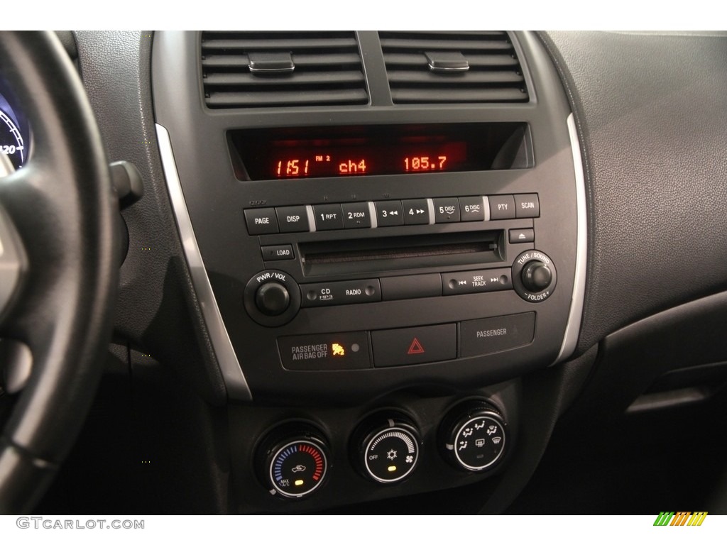2012 Outlander Sport ES - Mercury Gray Pearl / Black photo #8