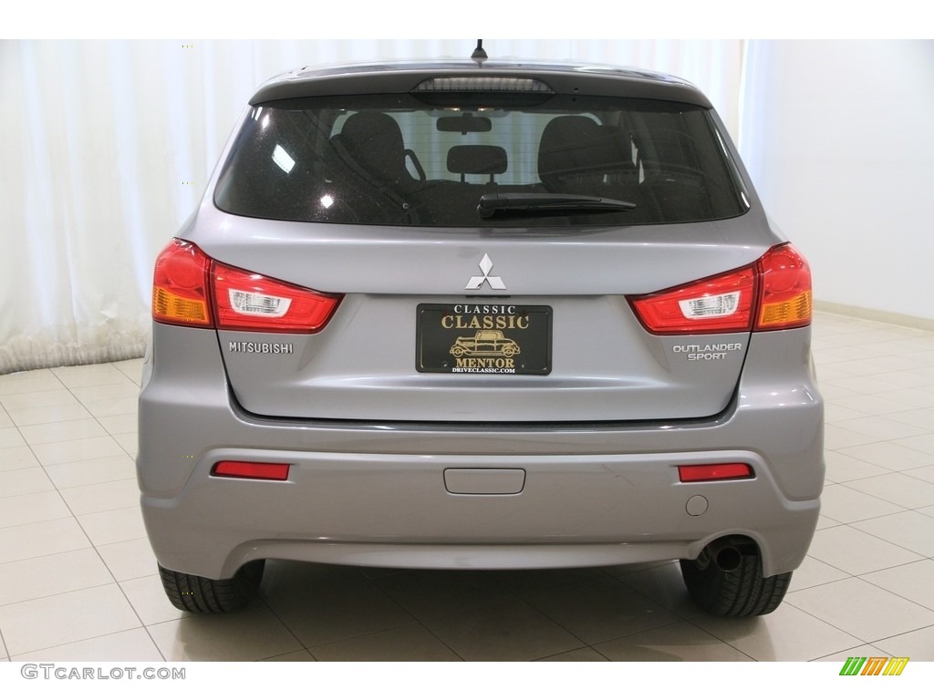 2012 Outlander Sport ES - Mercury Gray Pearl / Black photo #13