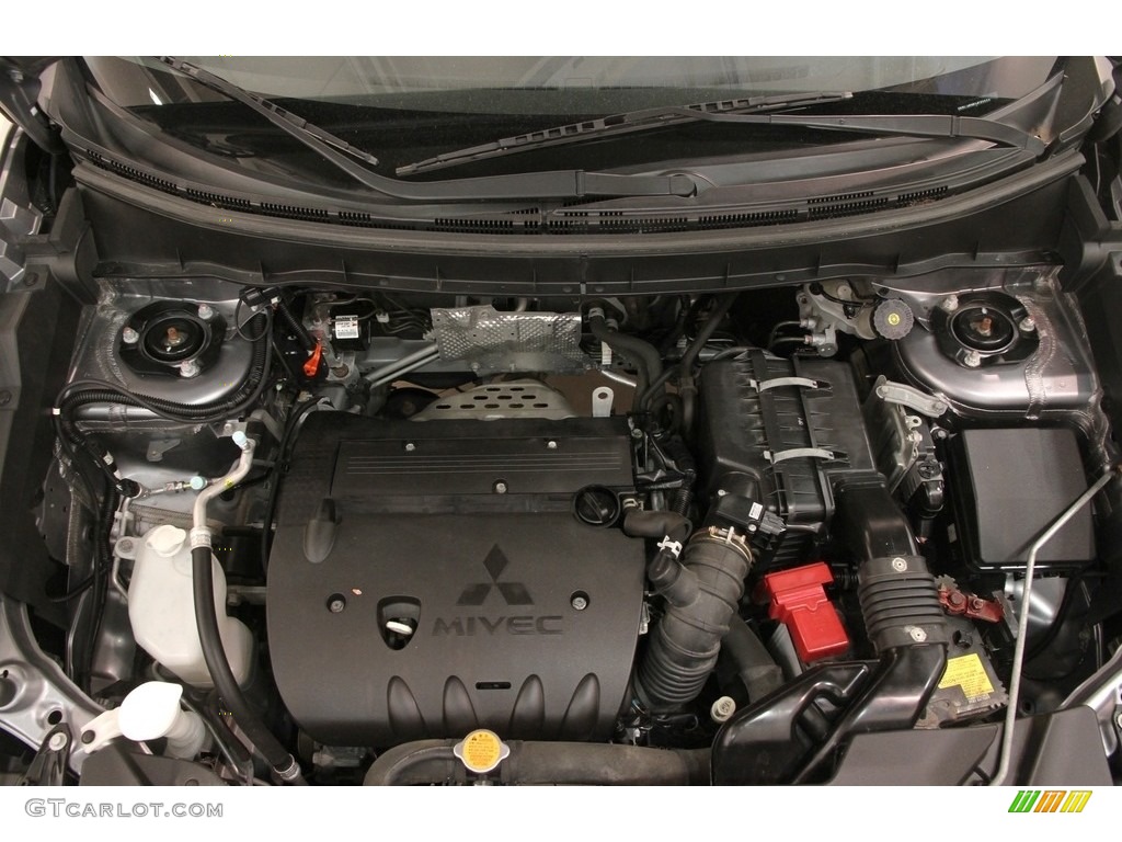 2012 Outlander Sport ES - Mercury Gray Pearl / Black photo #14