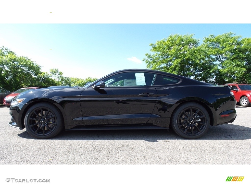 Shadow Black Ford Mustang