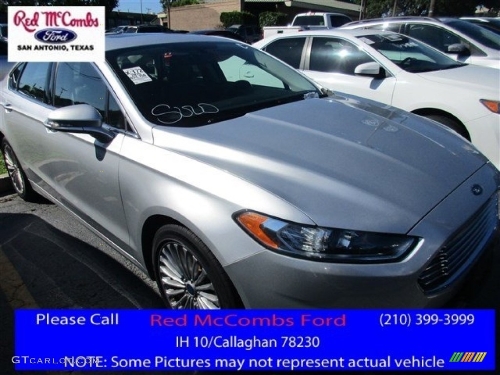2016 Fusion Titanium - Ingot Silver Metallic / Charcoal Black photo #1