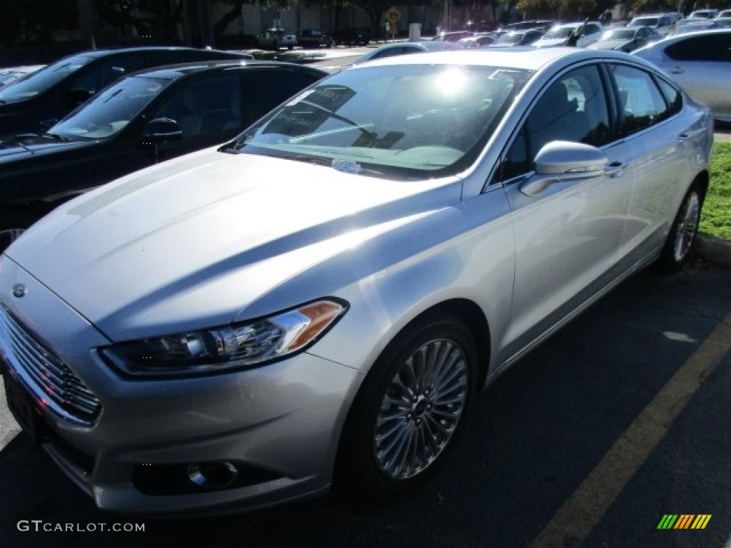 2016 Fusion Titanium - Ingot Silver Metallic / Charcoal Black photo #2