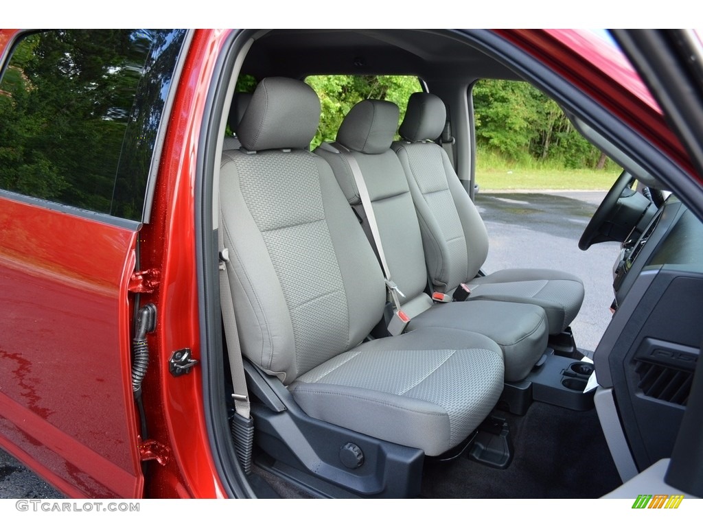 2016 F150 XLT SuperCrew - Ruby Red / Medium Earth Gray photo #27
