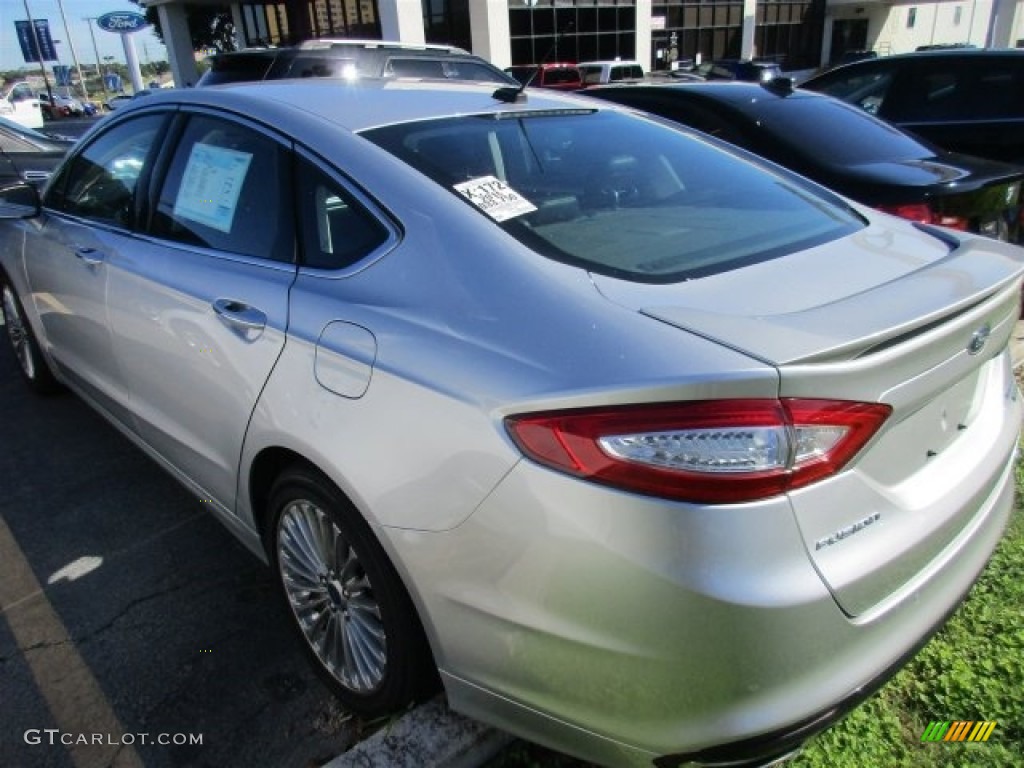2016 Fusion Titanium - Ingot Silver Metallic / Charcoal Black photo #4
