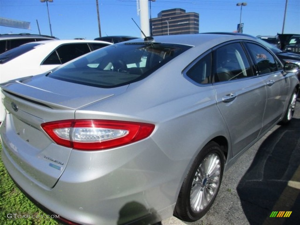 2016 Fusion Titanium - Ingot Silver Metallic / Charcoal Black photo #7
