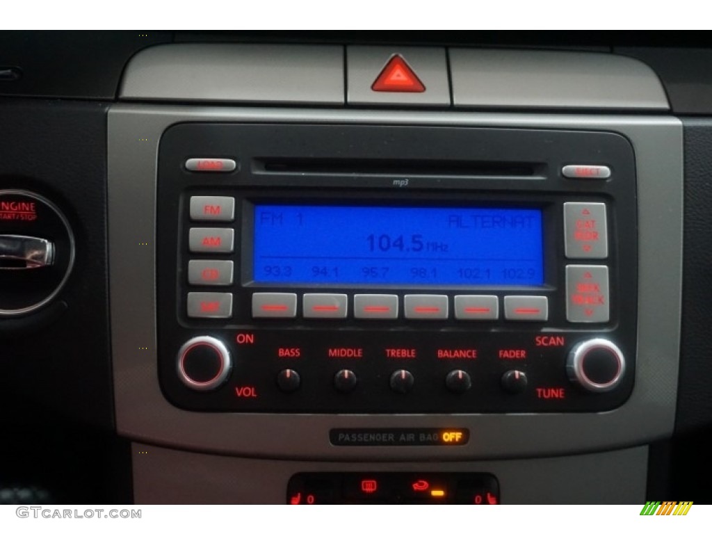 2007 Passat 2.0T Wolfsburg Edition Sedan - Deep Black / Black photo #41