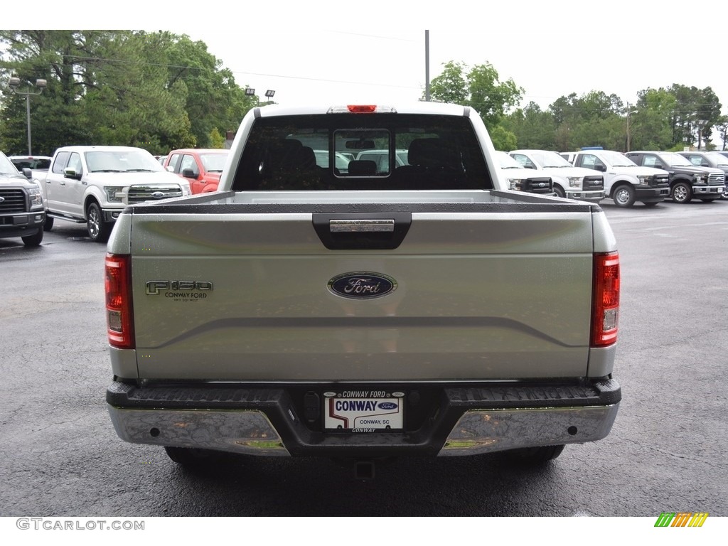2016 F150 XLT SuperCab - Ingot Silver / Medium Earth Gray photo #4