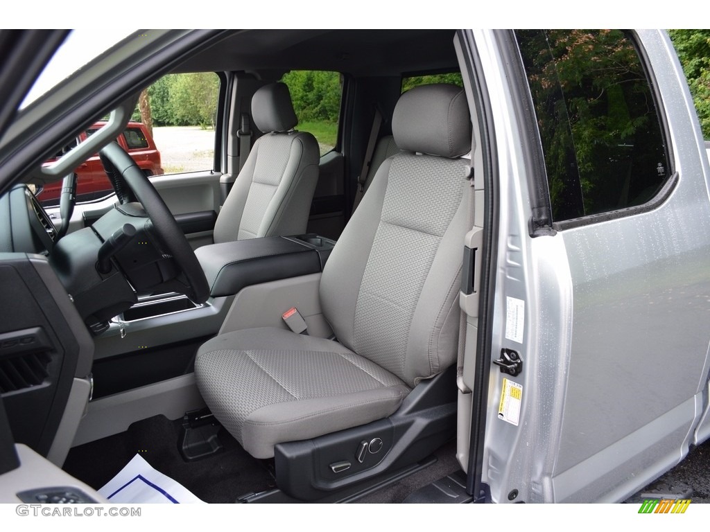 2016 F150 XLT SuperCab - Ingot Silver / Medium Earth Gray photo #19