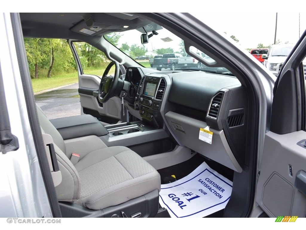 2016 F150 XLT SuperCab - Ingot Silver / Medium Earth Gray photo #28
