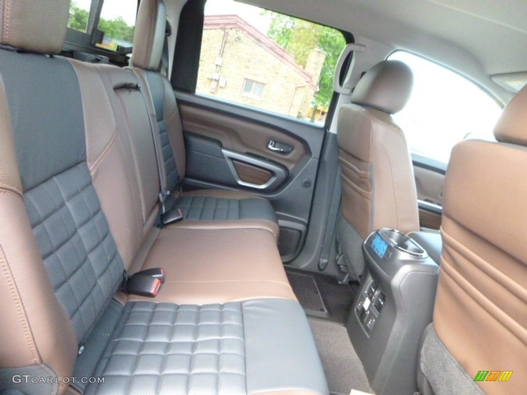 Platinum Reserve Black/Brown Leather Interior 2016 Nissan TITAN XD Platinum Reserve Crew Cab 4x4 Photo #113558578