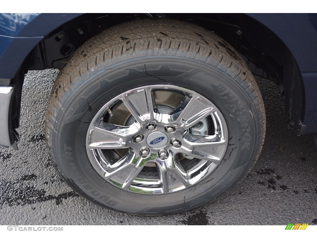 2016 F150 XLT SuperCrew - Blue Jeans / Medium Earth Gray photo #18