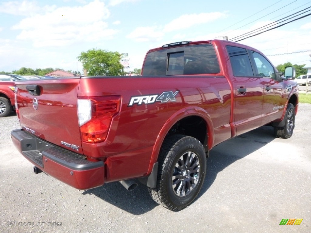 Cayenne Red 2016 Nissan TITAN XD PRO-4X Crew Cab 4x4 Exterior Photo #113559109