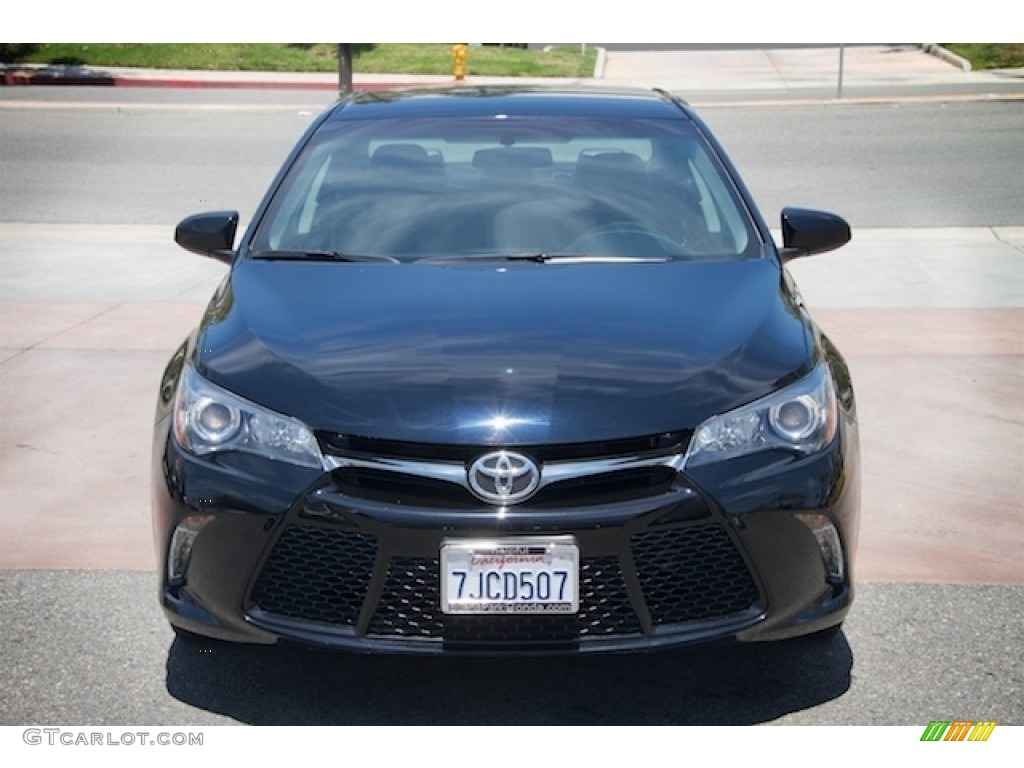 2015 Camry XSE - Attitude Black Metallic / Black photo #7