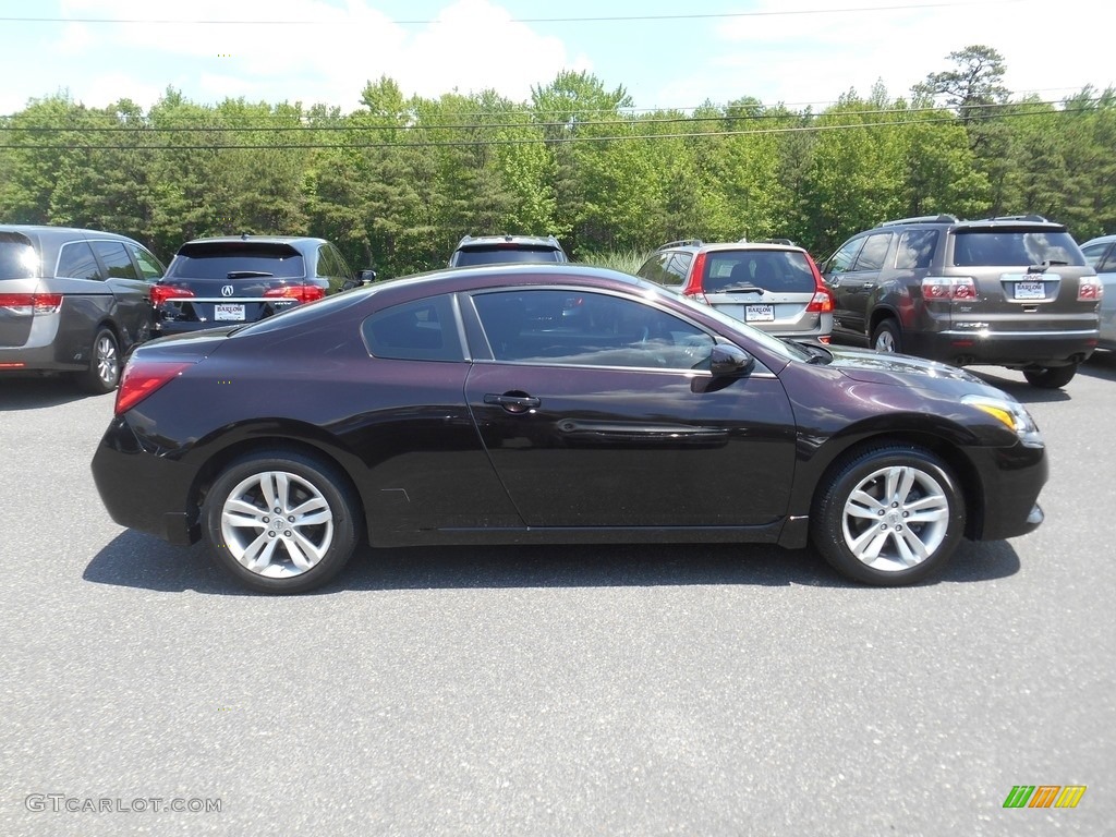 2013 Altima 2.5 S Coupe - Crimson Black / Charcoal photo #2