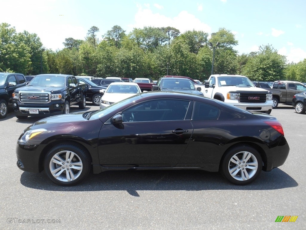 2013 Altima 2.5 S Coupe - Crimson Black / Charcoal photo #4