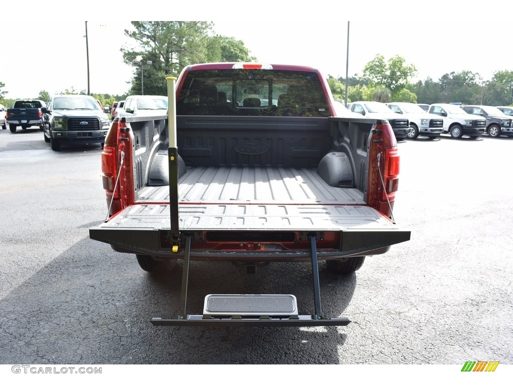 2016 F150 Lariat SuperCrew 4x4 - Ruby Red / Medium Light Camel photo #6