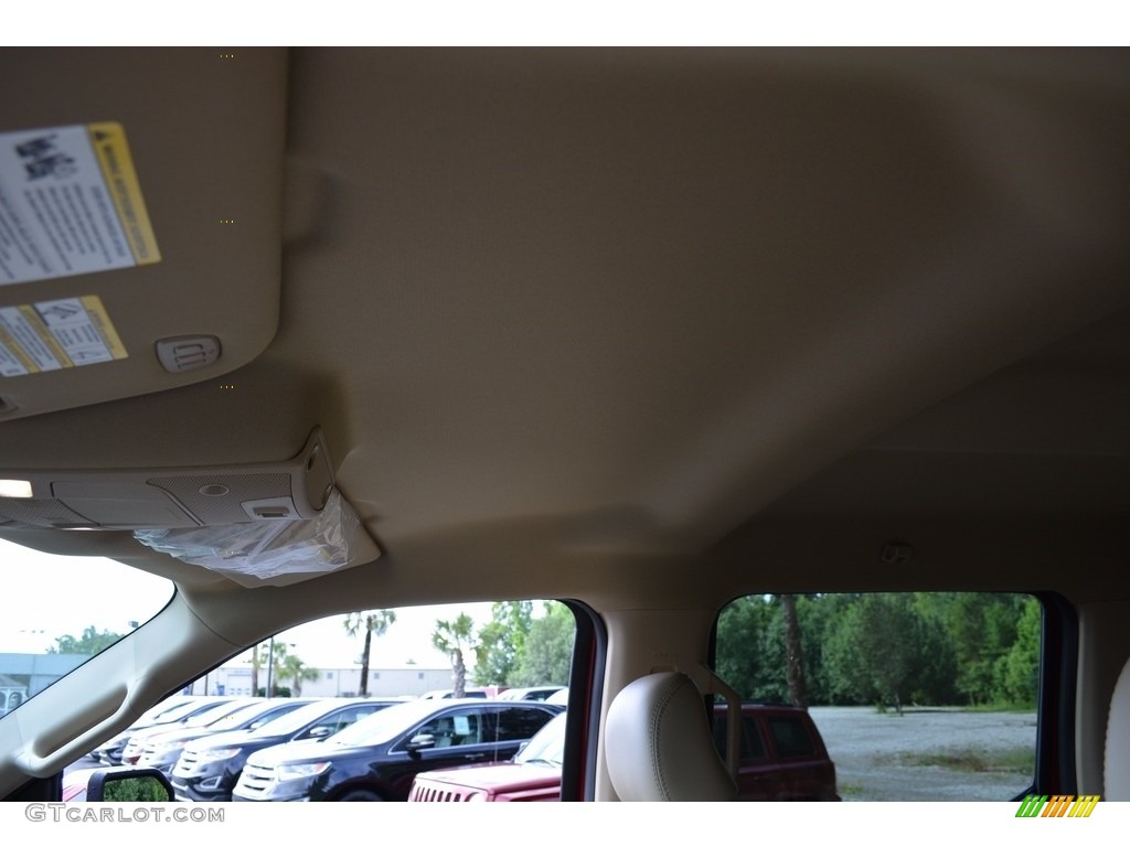 2016 F150 Lariat SuperCrew 4x4 - Ruby Red / Medium Light Camel photo #14
