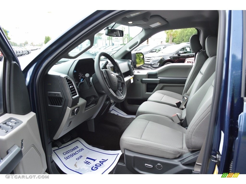 2016 F150 XLT SuperCrew - Blue Jeans / Medium Earth Gray photo #18