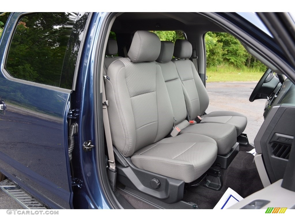 2016 F150 XLT SuperCrew - Blue Jeans / Medium Earth Gray photo #25