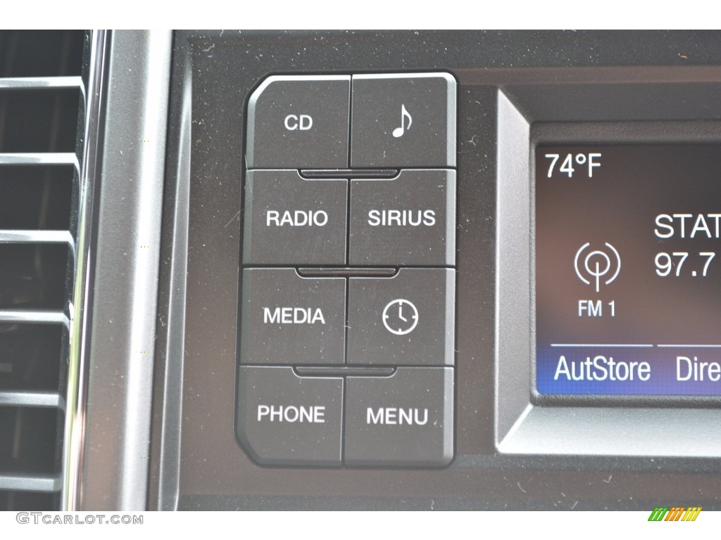 2016 F150 XLT SuperCrew - Blue Jeans / Medium Earth Gray photo #33