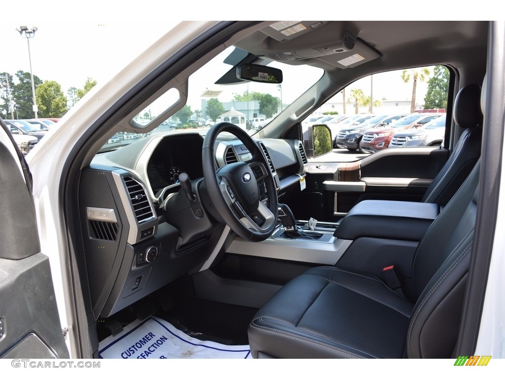 2016 F150 Lariat SuperCrew 4x4 - Oxford White / Medium Earth Gray photo #21