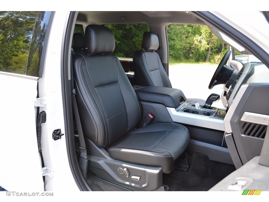 2016 F150 Lariat SuperCrew 4x4 - Oxford White / Medium Earth Gray photo #29