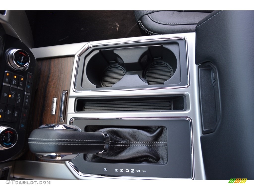 2016 F150 Lariat SuperCrew 4x4 - Oxford White / Medium Earth Gray photo #35