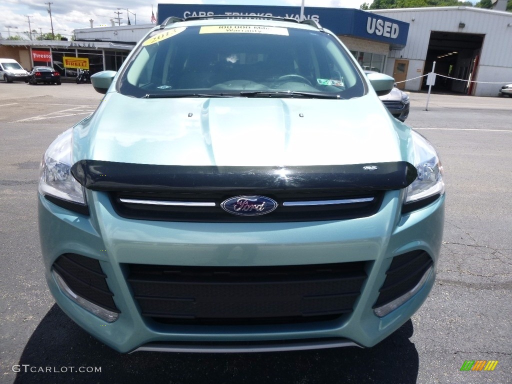 2013 Escape SEL 2.0L EcoBoost 4WD - Frosted Glass Metallic / Charcoal Black photo #9
