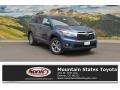 2016 Shoreline Blue Pearl Toyota Highlander LE V6 AWD  photo #1