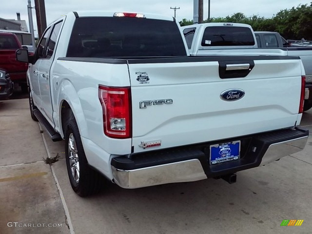 2016 F150 XLT SuperCrew - Oxford White / Medium Earth Gray photo #12