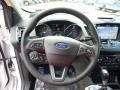 Charcoal Black Steering Wheel Photo for 2017 Ford Escape #113566726