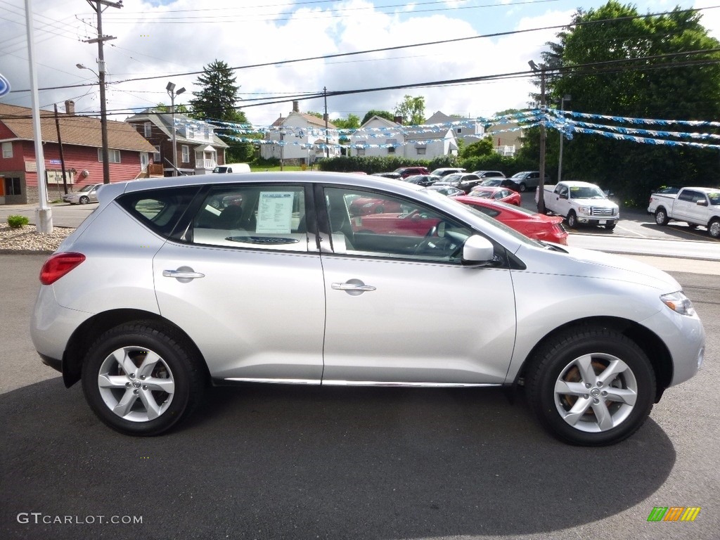 2009 Murano S AWD - Brilliant Silver Metallic / Black photo #4