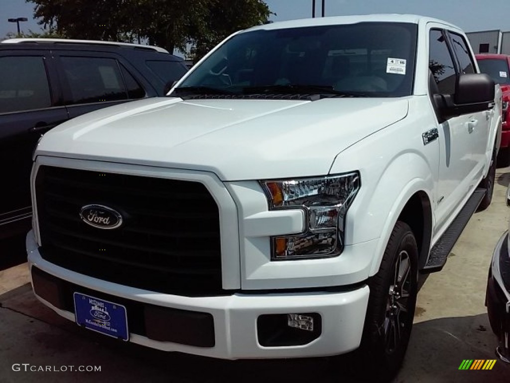 2016 F150 XLT SuperCrew - Oxford White / Black photo #11