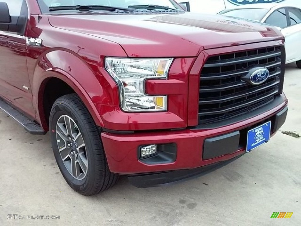 2016 F150 XLT SuperCrew - Ruby Red / Black photo #22