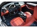  2016 4 Series 428i xDrive Coupe Coral Red Interior
